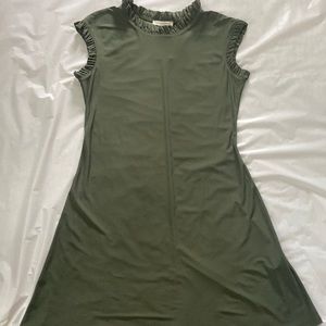 Olive green dress